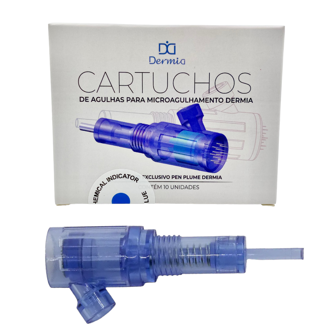 Cartucho Dermia Pen Plume Microagulhamento - 10un