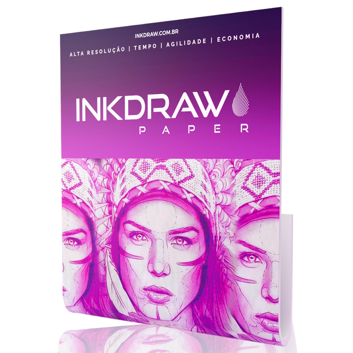 Kit Inkdraw Tinta, Paper, Vaselina, Tranfer & Cicatrizante