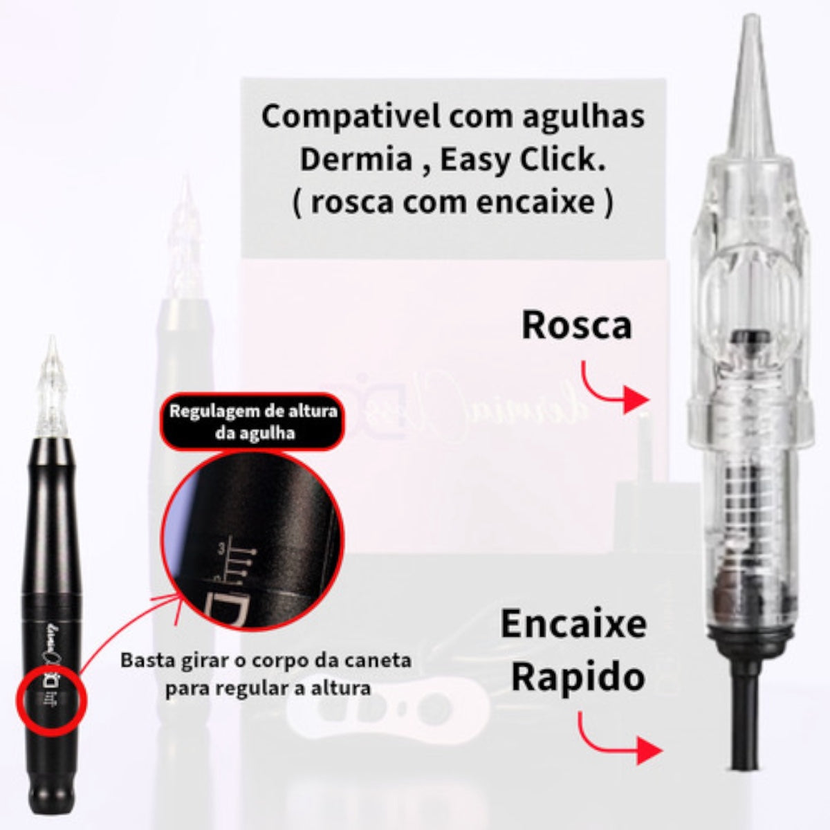 Dermografo Dermia Class Profissional Micropigmentação