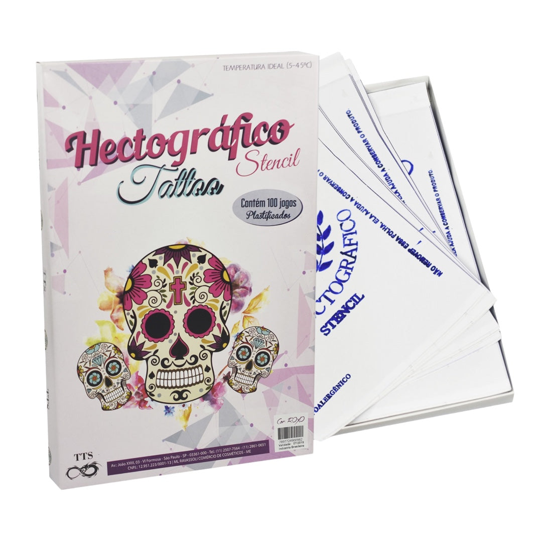 Papel hectografico tatuagem