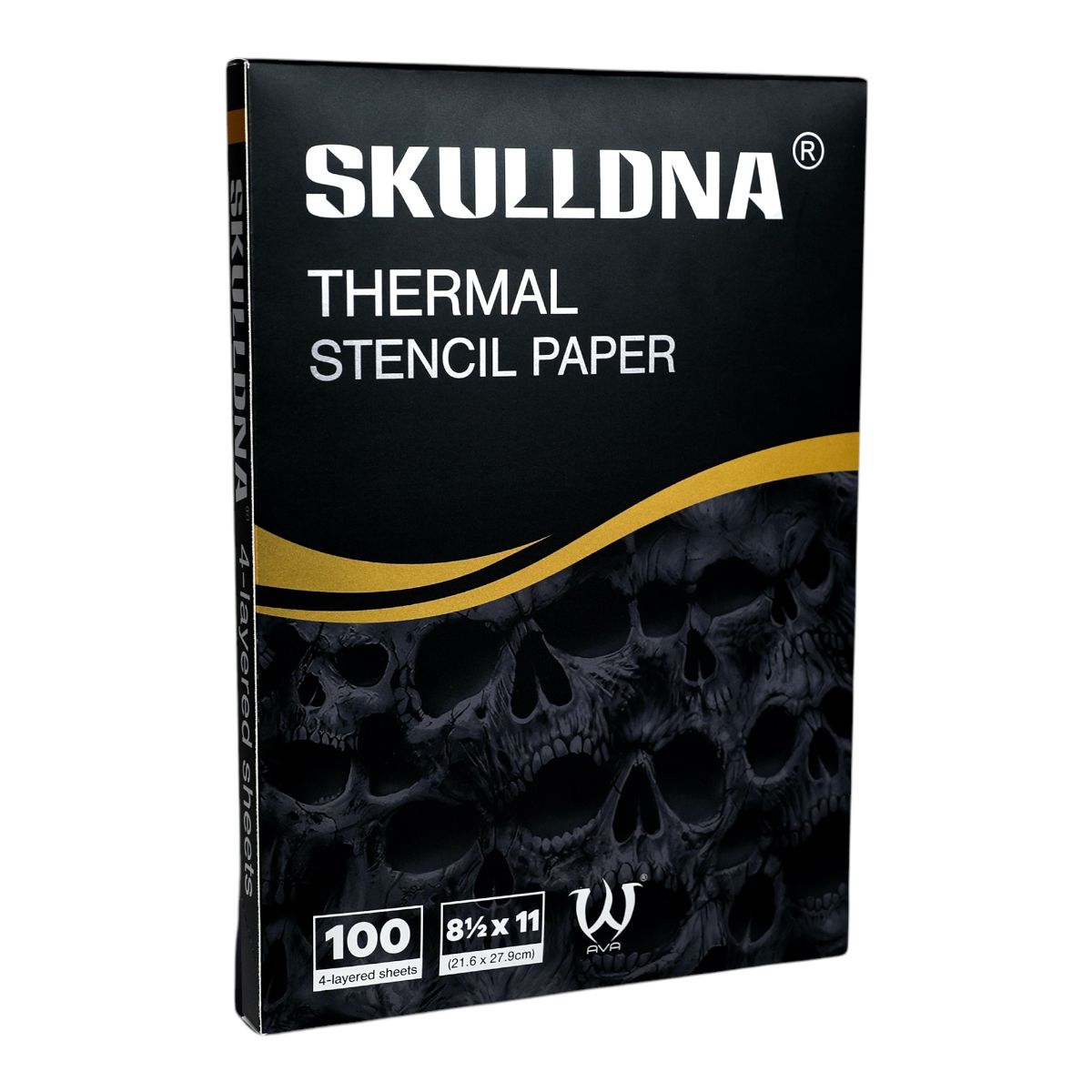 Papel Thermal Skulldna tatuagem